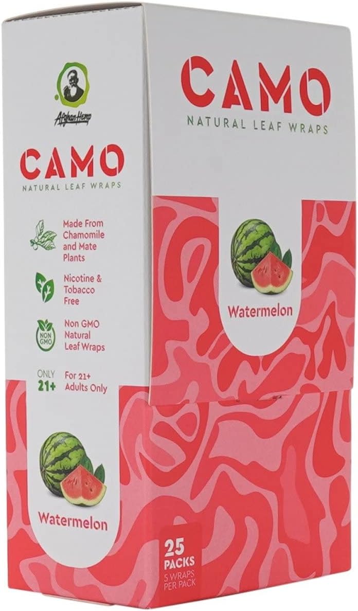 Afghan Hemp Natural Leaf Wraps Camo Sealed Box