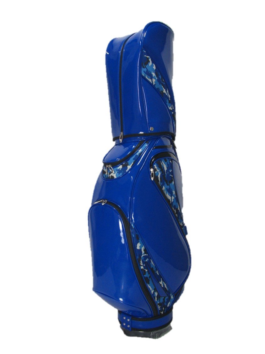 Amazon | オリジナルキャディバッグ （ブルー／カモ柄ブルー
