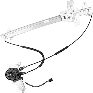 Front Driver Side Power Window Regulator and Motor Assembly Fit for Ford E150 E250 1992-2014, E350 1992-2005, E350 1999-2014 Van Super Duty Replace# 1C2Z1523201AA 9C2Z1523201A 741-586