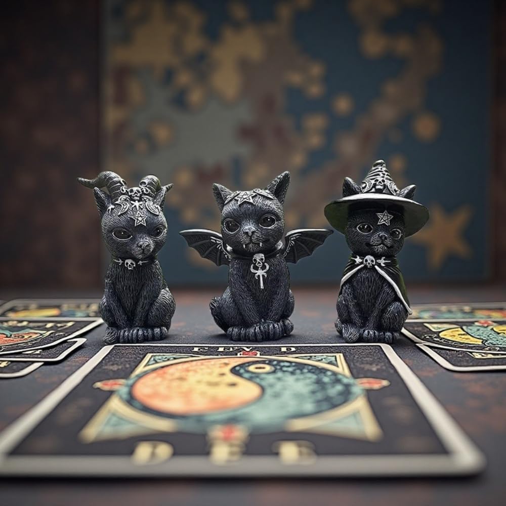 black cat Halloween decor product