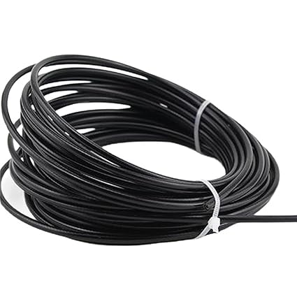 MAIGGA Gym Machine Wire Rope Cable, PU (Polyurethane) Rubber Coated, Available in 4 MM, 5 MM, and 6 MM Thickness (50 Meters, 6 MM)