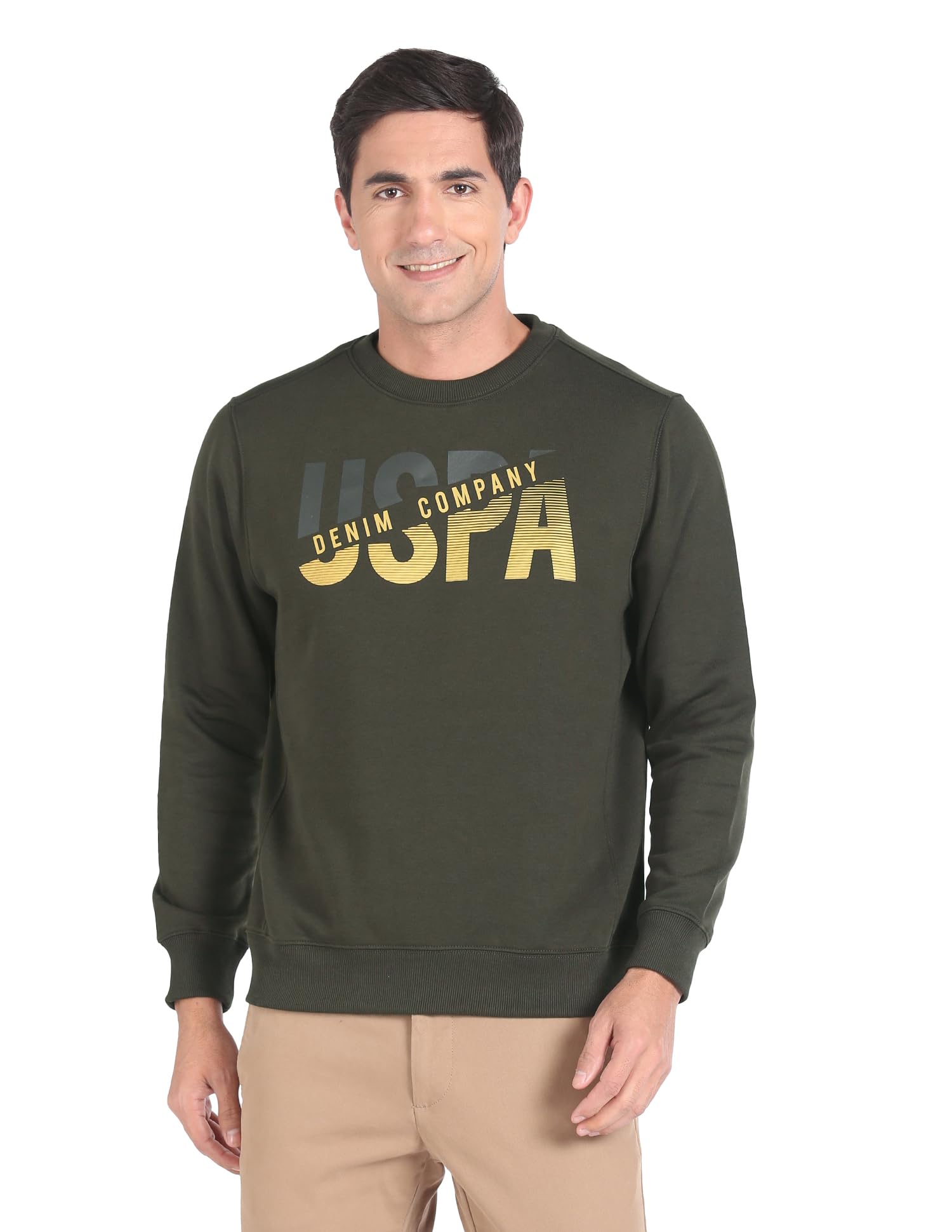 u.s. polo assn. Men's Cotton Blend Round Neck Sweatshirt-picture-33