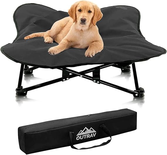 Portable Elevated Dog Bed Folding Pet Cot for Indoor