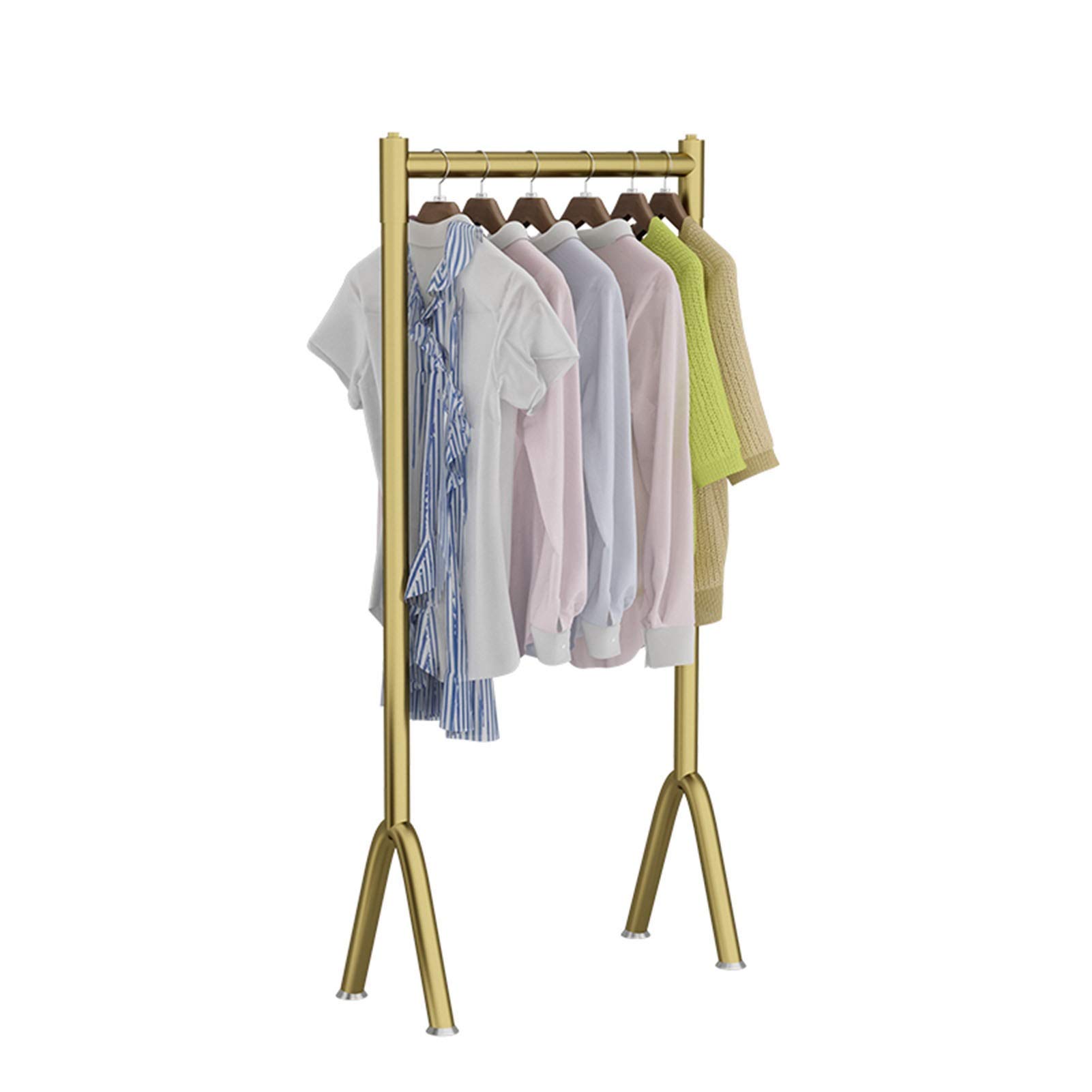 YNBSHGAA Multifunctional Single Pole Coat Racks, Wrought Iron Floor Standing Coat Rack, Household Balcony Clothing Store Display Racks