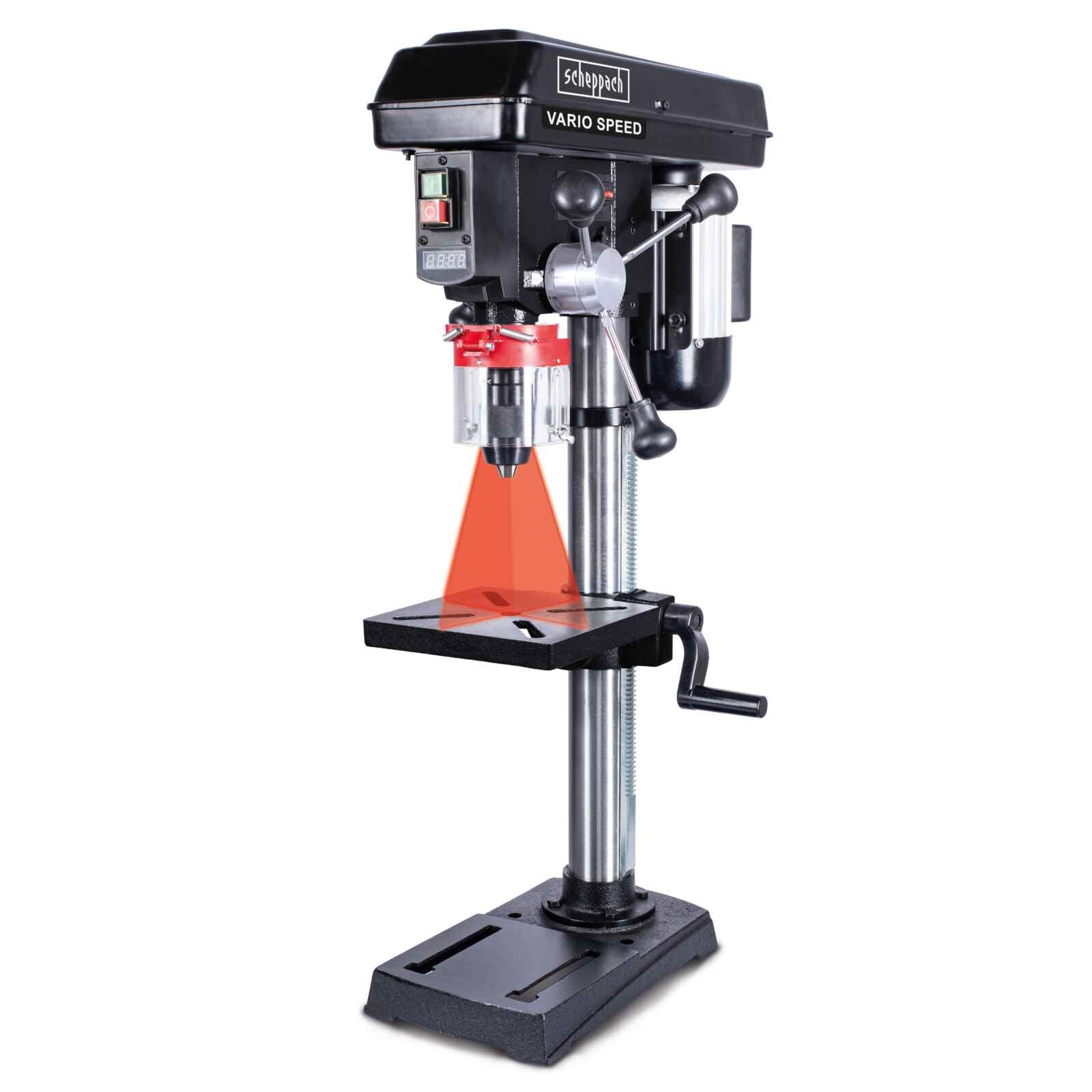 Scheppach Profi-Säulenbohrmaschine BTD19Vario-BE Tischbohrmaschine