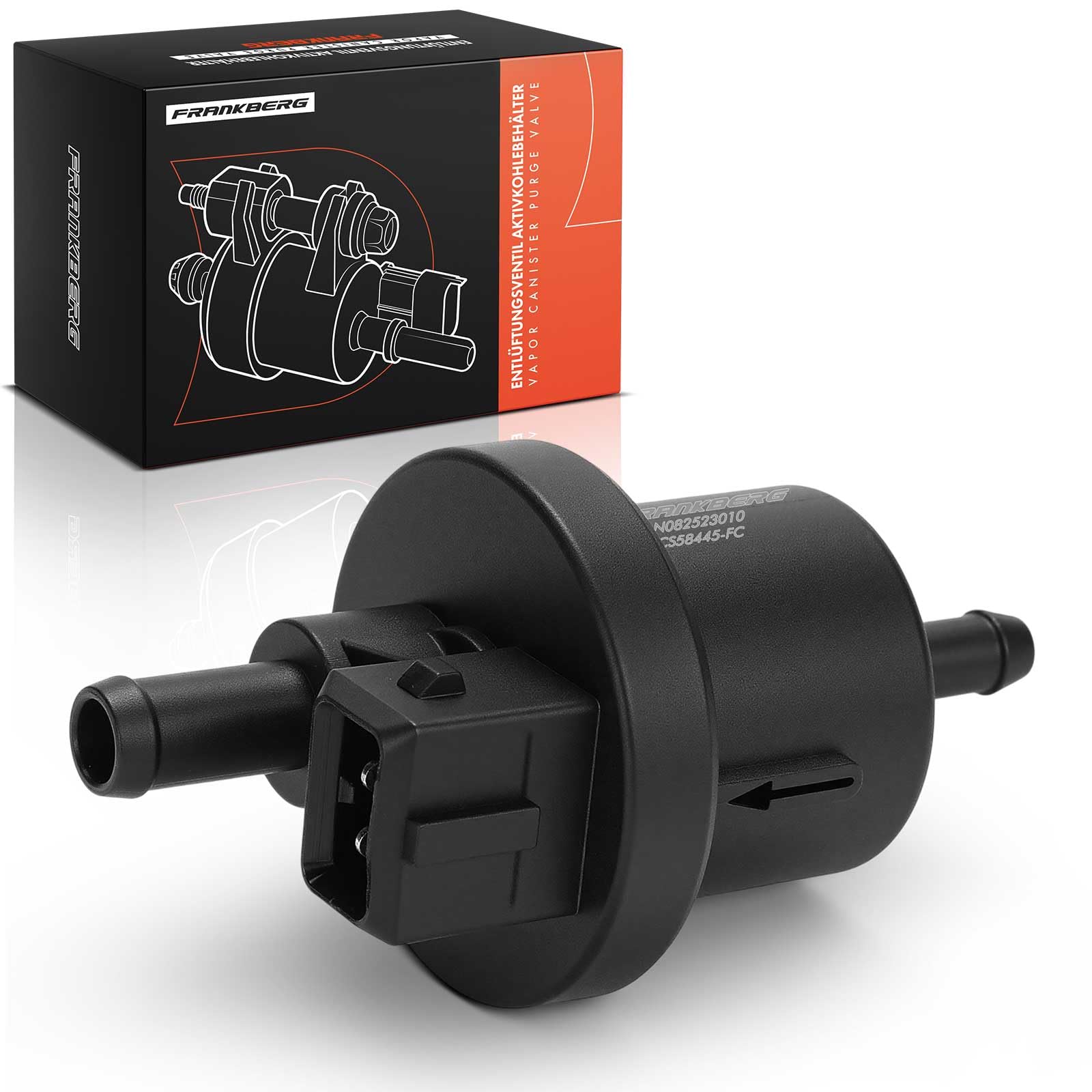 Frankberg Soupape de ventilation du réservoir, 2 broches, 96458445 | Compatible avec: Berlingo/Berlingo Premier monospace GFK GJK MF, 306 7B N3 N5, XM Break Y4, 307 Pause 3E, C6 TD
