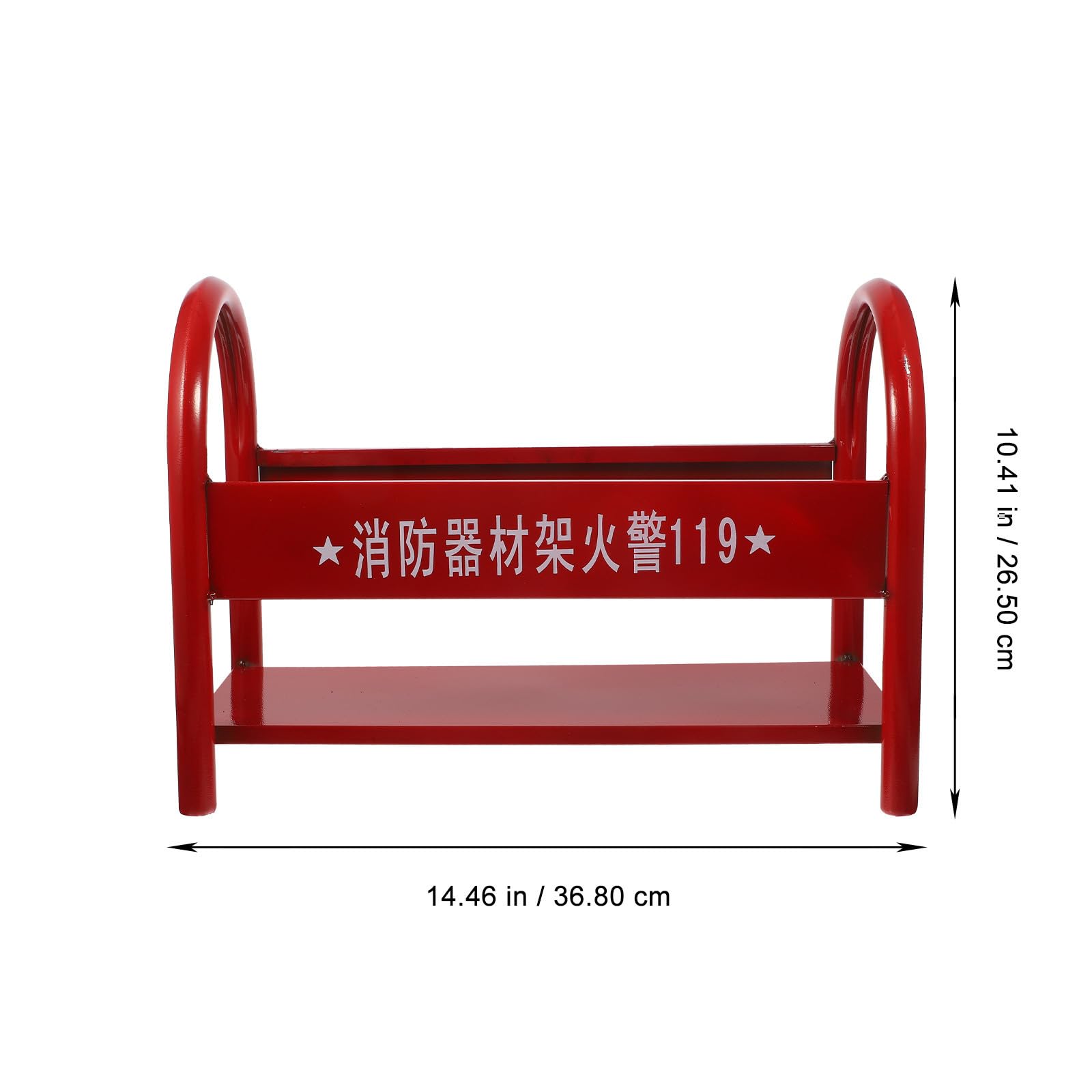 2-4kg Soporte Metálico Hierro Rojo para Extintor de Incendios