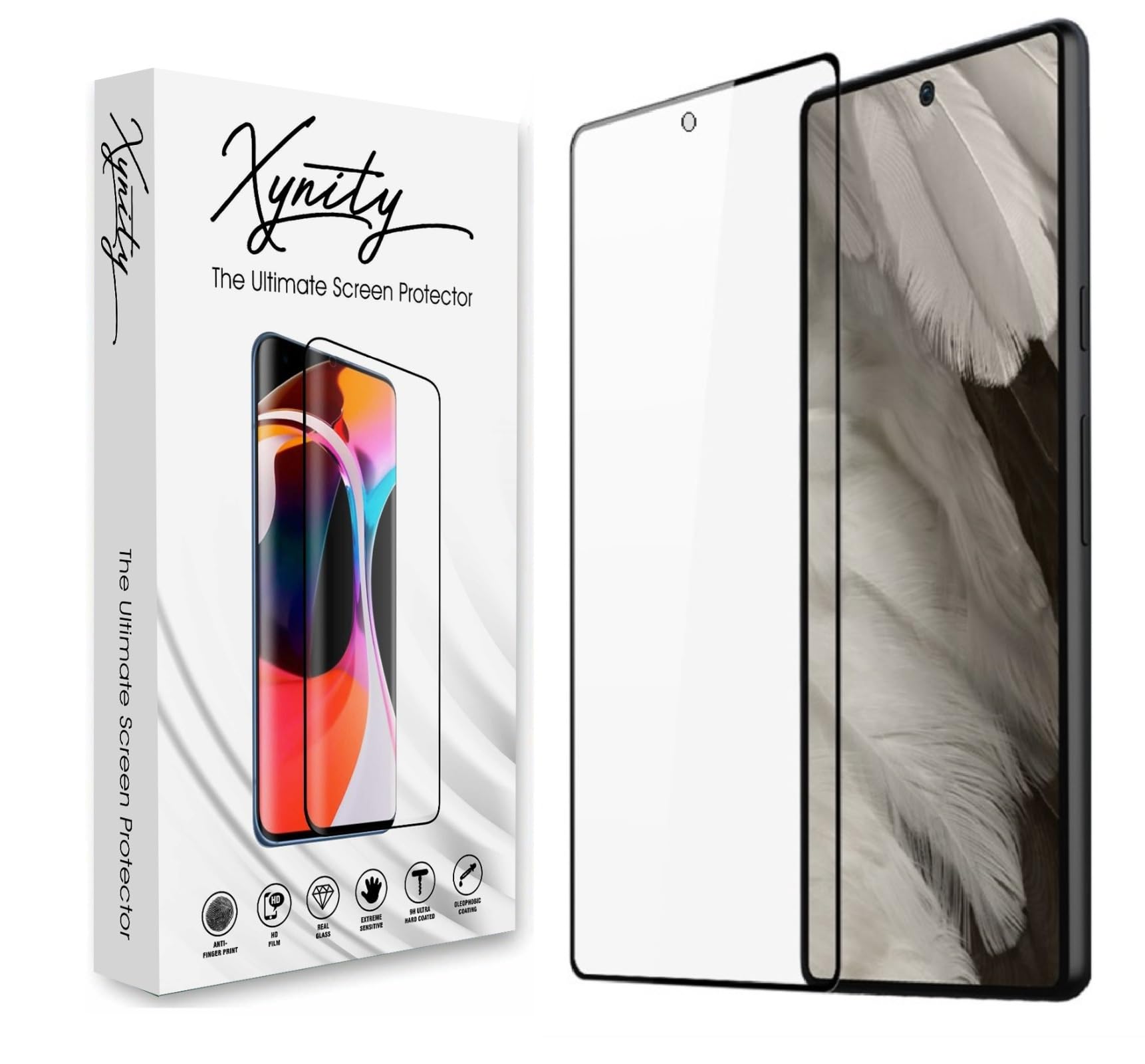 Xynity Advanced HD+ Tempered Glass Screen Protector Designed for Google Pixel 7 (6.3") : Edge-to-Edge Full Screen Coverage with Easy Installation Kit (Anti-Scratch) (B0BVVFP51G) Amazon Price History, Amazon Price Tracker