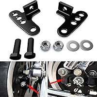 Vista 4 de Kit de 2 eslabones de bajada trasera ajustables, bajadores de 1-3 pulgadas, compatible con Harley Sportster XL883 XL1200 2000-2015, eslabones