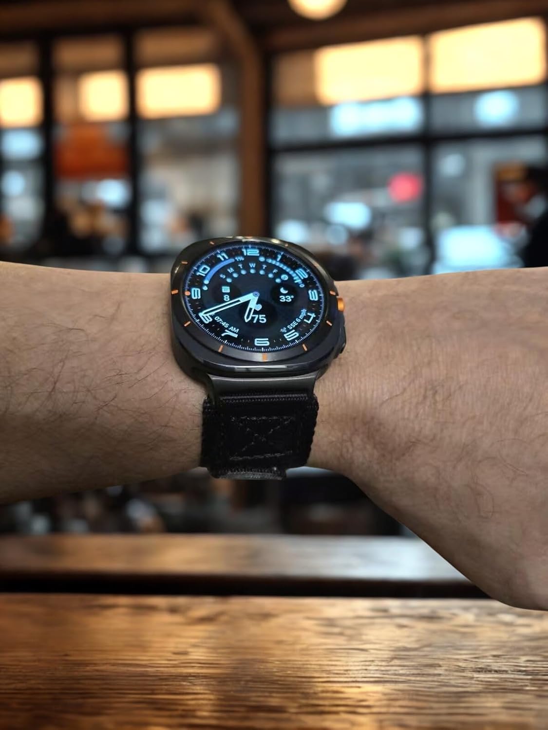 Rugged Nylon for Galaxy Watch 7 Ultra Bands 47mm, Adjustable Nylon Strap for Samsung Watch Ultra Band with Double Loop Buckle Compatible with Galaxy Ultra Watch Band for Men/Women