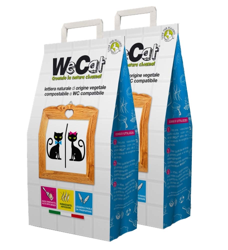 70 jours (lot de 2 sacs de 3,5 kg), sable pour litière pour chats, agrippants végétaux