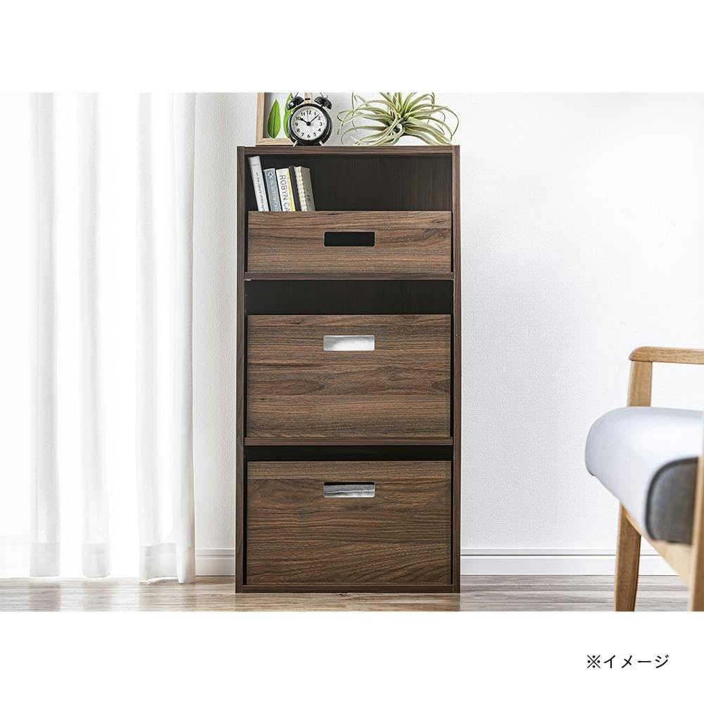 タッパーウェア 木目調収納ボックス 2段セット ブラウン おしゃれ② タッパーウェア 木目調収納ボックス 2段セット ブラウン おしゃれ②