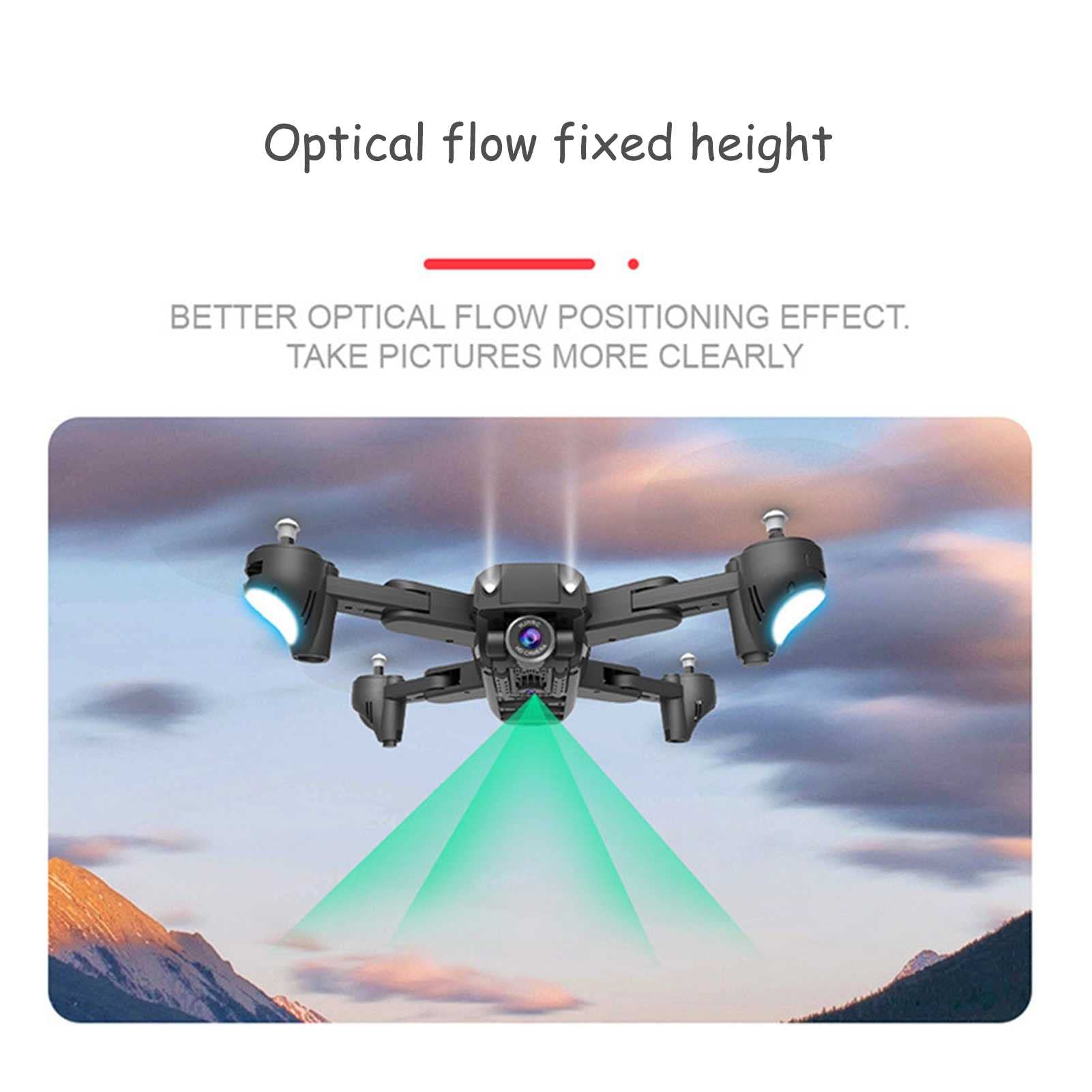 4K Drones with Camera for Adults Easy Control RC Quadcopter for Beginners with Headless Mode Gesture Selfie Waypoints Functions for Garden Camping Climb Mountains (Black 2 Batteries)