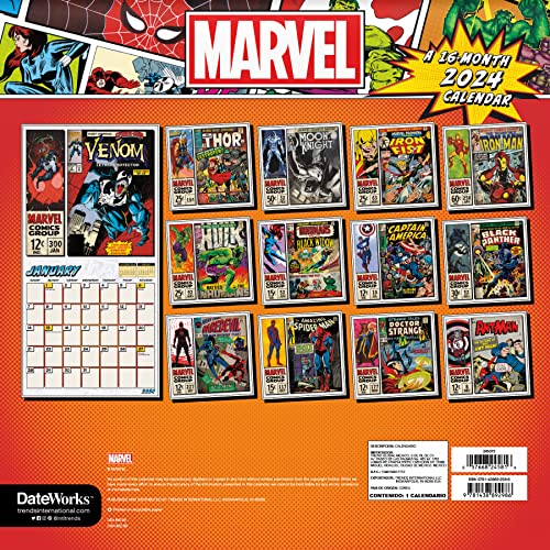 2024 Marvel Comics Wall Calendar