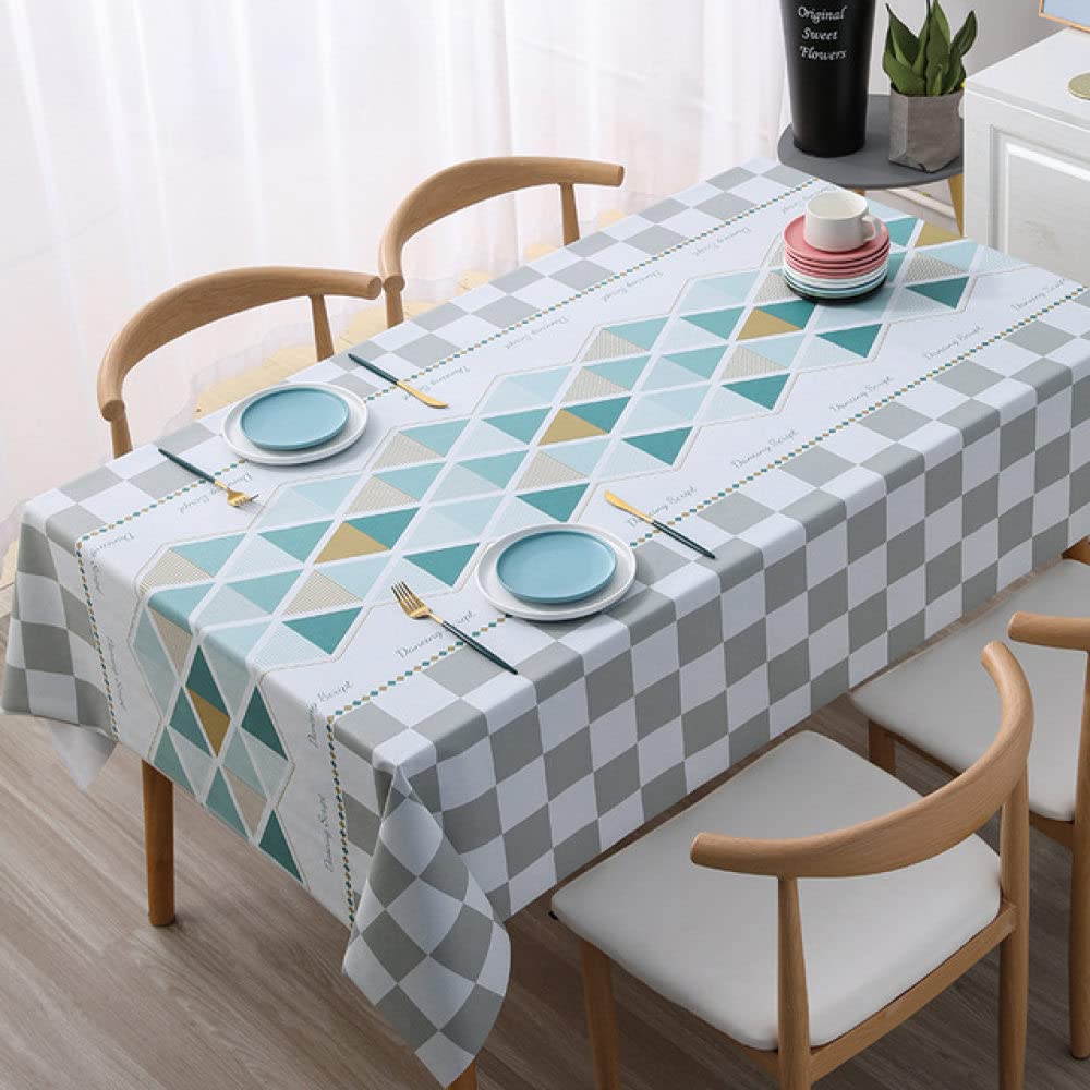 Nappe de cuisine imperméable anti-tache rectangulaire 100x160cm