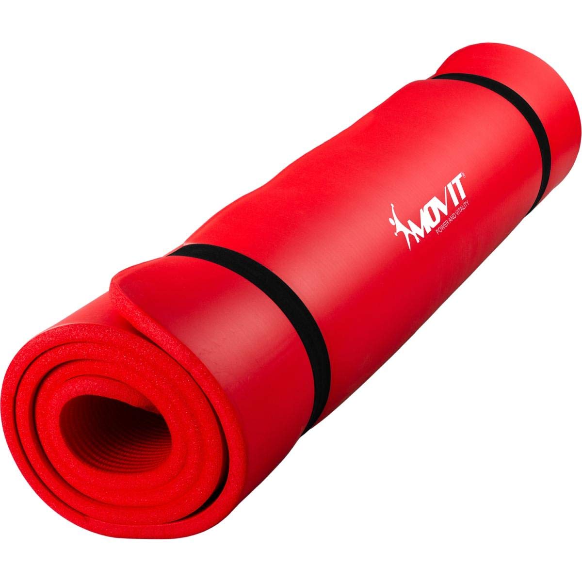 MOVIT Tappetino da Yoga - Pieghevole, Antiscivolo, da Viaggio/Casa, Lavabile, Spessore 15/10mm, Colore e Dimensione a Scelta - Tappeto Palestra, Materassino da Fitness, Pilates, Ginnastica, Yoga Mat
