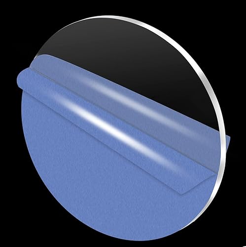 Círculos de plexiglás acrílico, 6 pulgadas de diámetro, 14 pulgadas de grosor, juego de 2 perfecto para letreros, obras de arte, tablero de