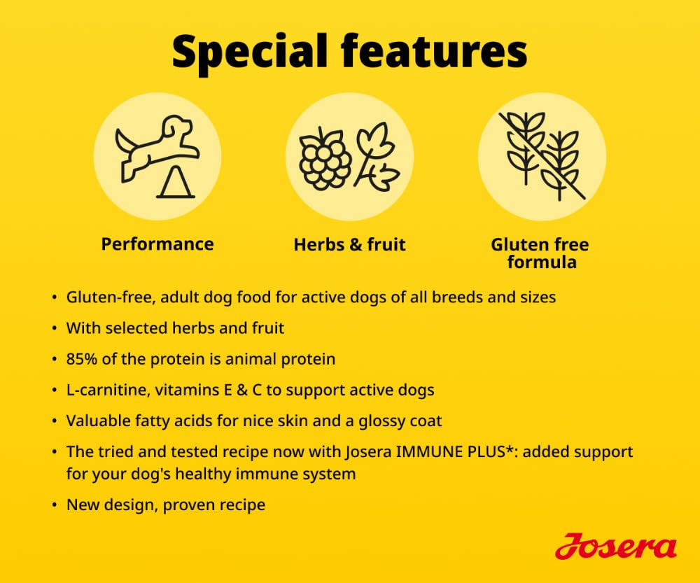 Josera Adult Active Nature 12,5 kg Trockenfutter für Hunde