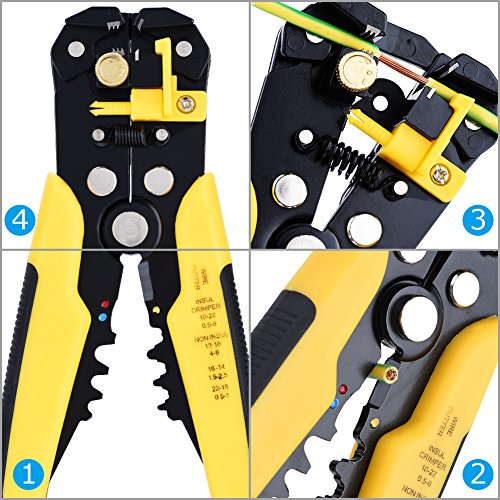 Wire Stripper Self Adjusting Cable Cutter Crimper Automatic Wire Stripping Tool/Cutting Pliers Tool For Industry #TOP3
