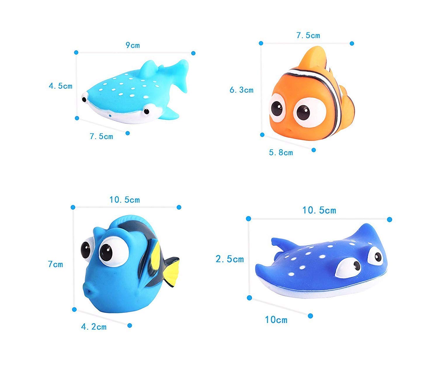 Buy Toddler Bath Toys For Boys Girls Baby Water Bath Time Cute Fish