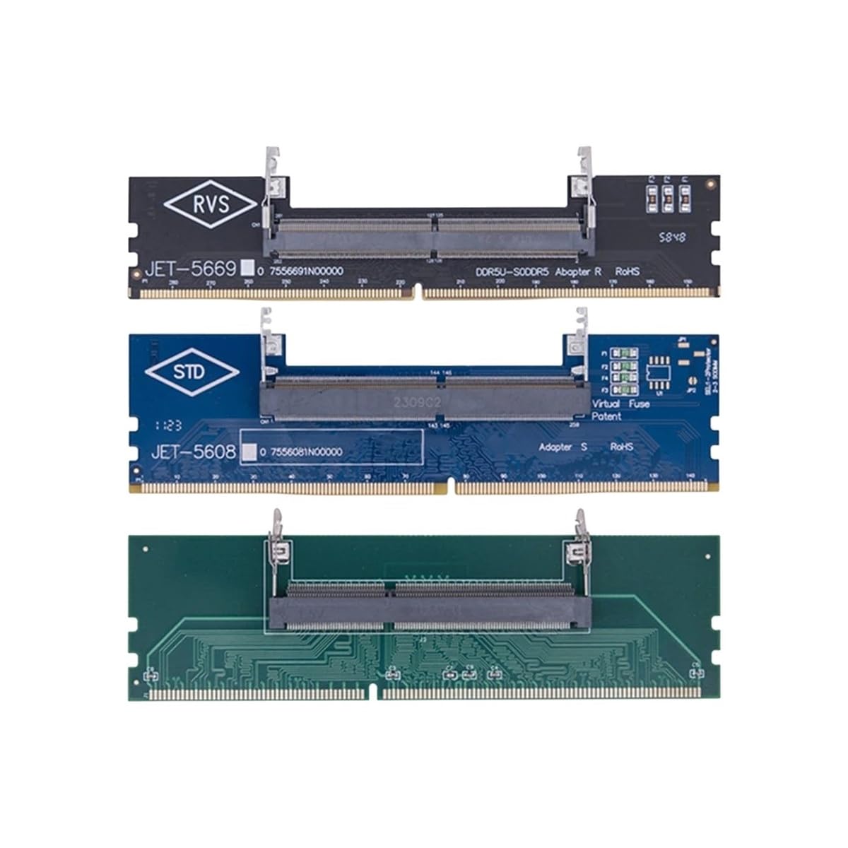 1 PCS Laptop to Desktop Memory Adaptier Card SO-DIMM to PC DIMM Card DDR3 DDR4 DDR5 Memory C0innector Adaptier