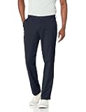 Men's Classic Fit Flat Front Stretch Solid Chino Deck Pant