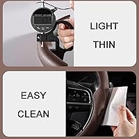 Vista 6 de Car Steering Wheel Cover Compatible with Mazda Mazda2 Mazda3 Mazda5 Mazda6 Mazda8 MazdaSpeed3 Nappa Leather Case Segmented Steering Wheel Protector