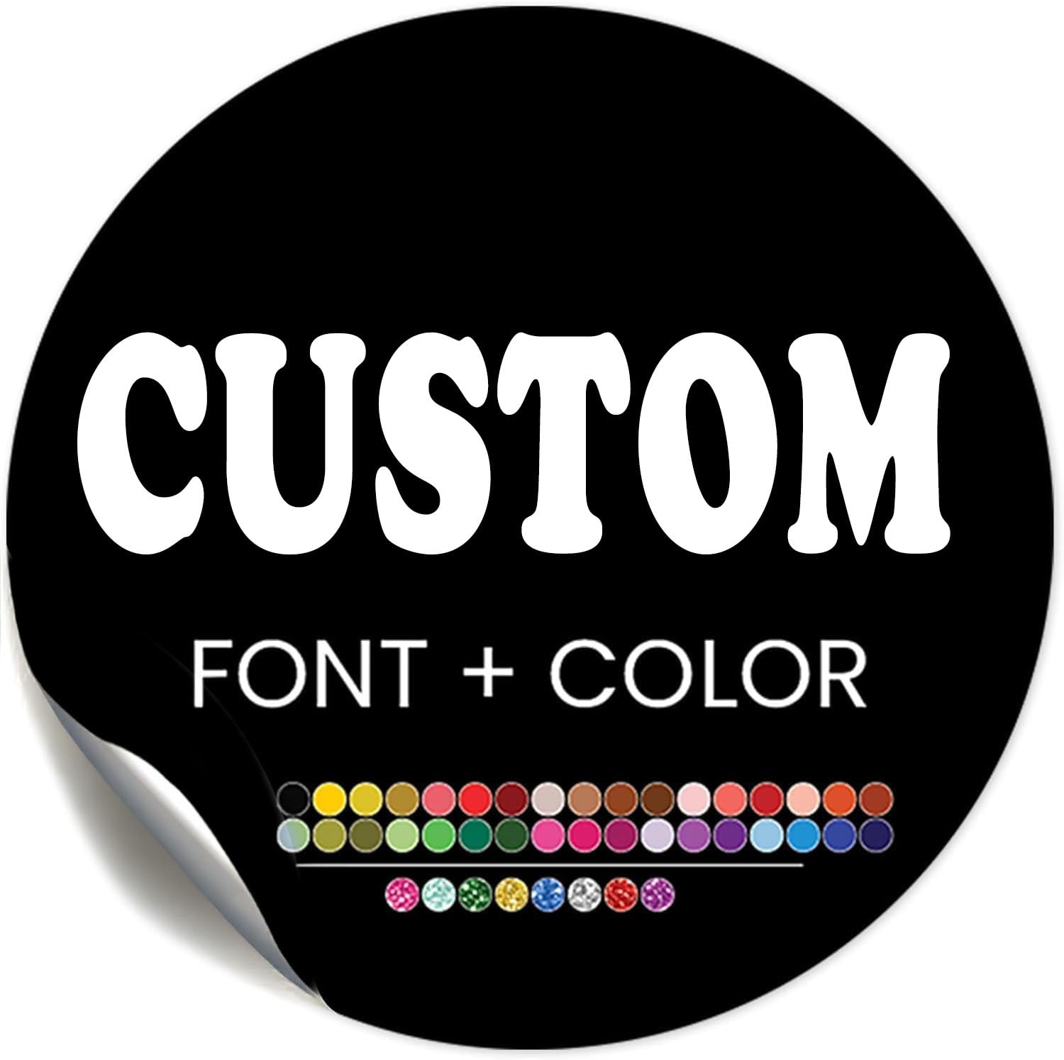 Personalized Business Logo Stickers - Ideal for Weddings, Birthdays, Favors & More. Waterproof, Fade & Heat Resistant. Pack of 10 to 1000. (Custom