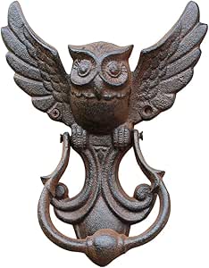 HOMESCAPES Heurtoir de porte en fonte style ancien - forme pelle