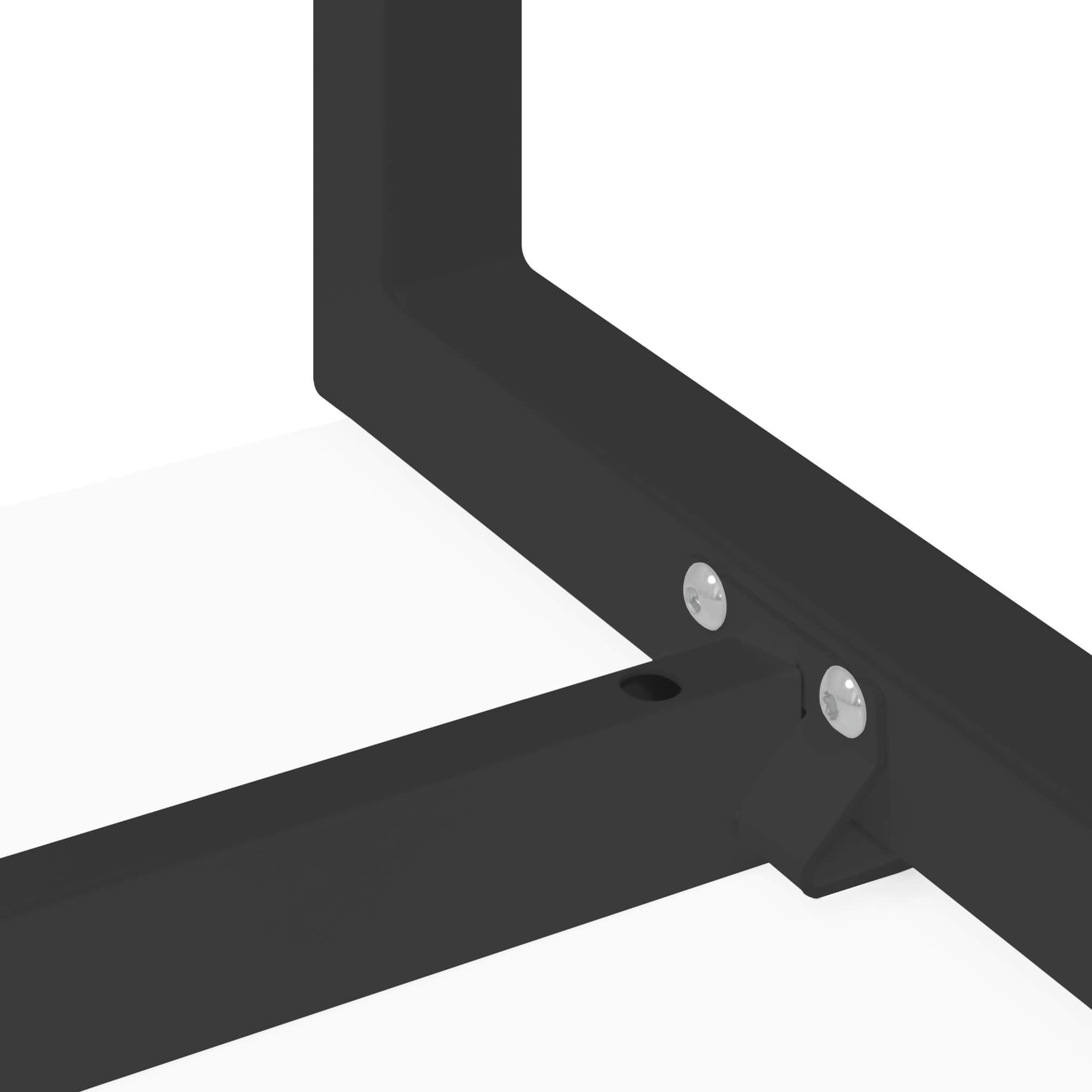 Weber Büroleben GmbH Tavolo da riunione professionale, 180 x 80 cm, NOVA U 4 – 6 Pers. Tavolo da conferenza, colore struttura: antracite