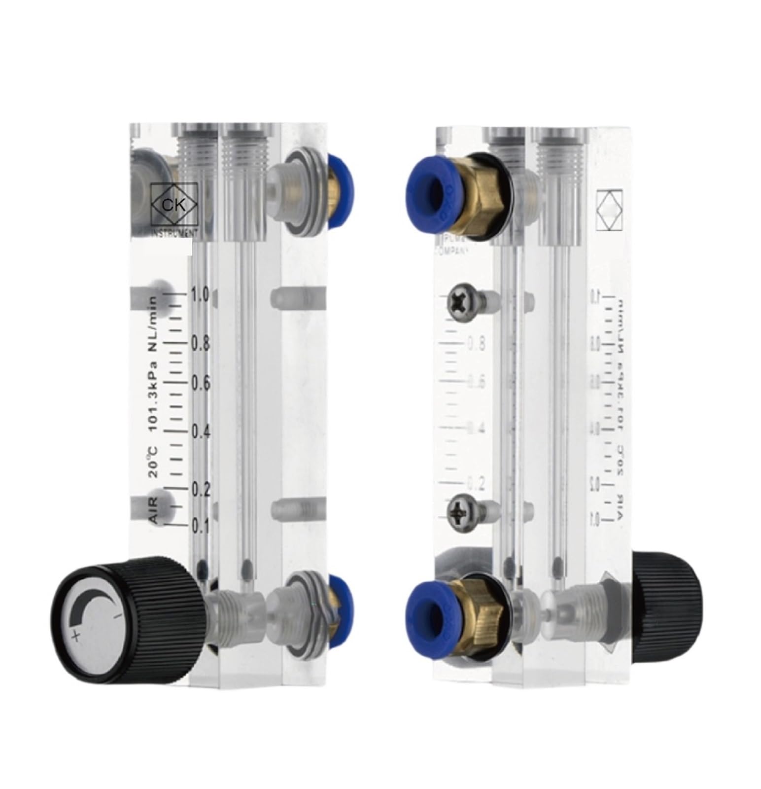 QfUxYYSLD 1pcs LZM 4T Panel Mount Acrylic Tube Flow Meter Adjustable Variable Area Rotameter for Liquid Water Gas with Control Valve(Customize Others.)