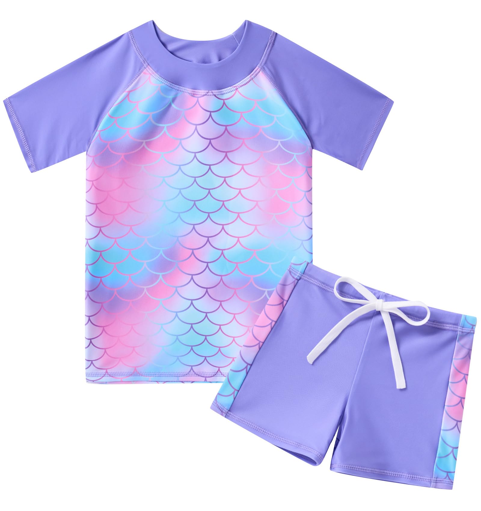 Fanient two piece mermaid swim set
