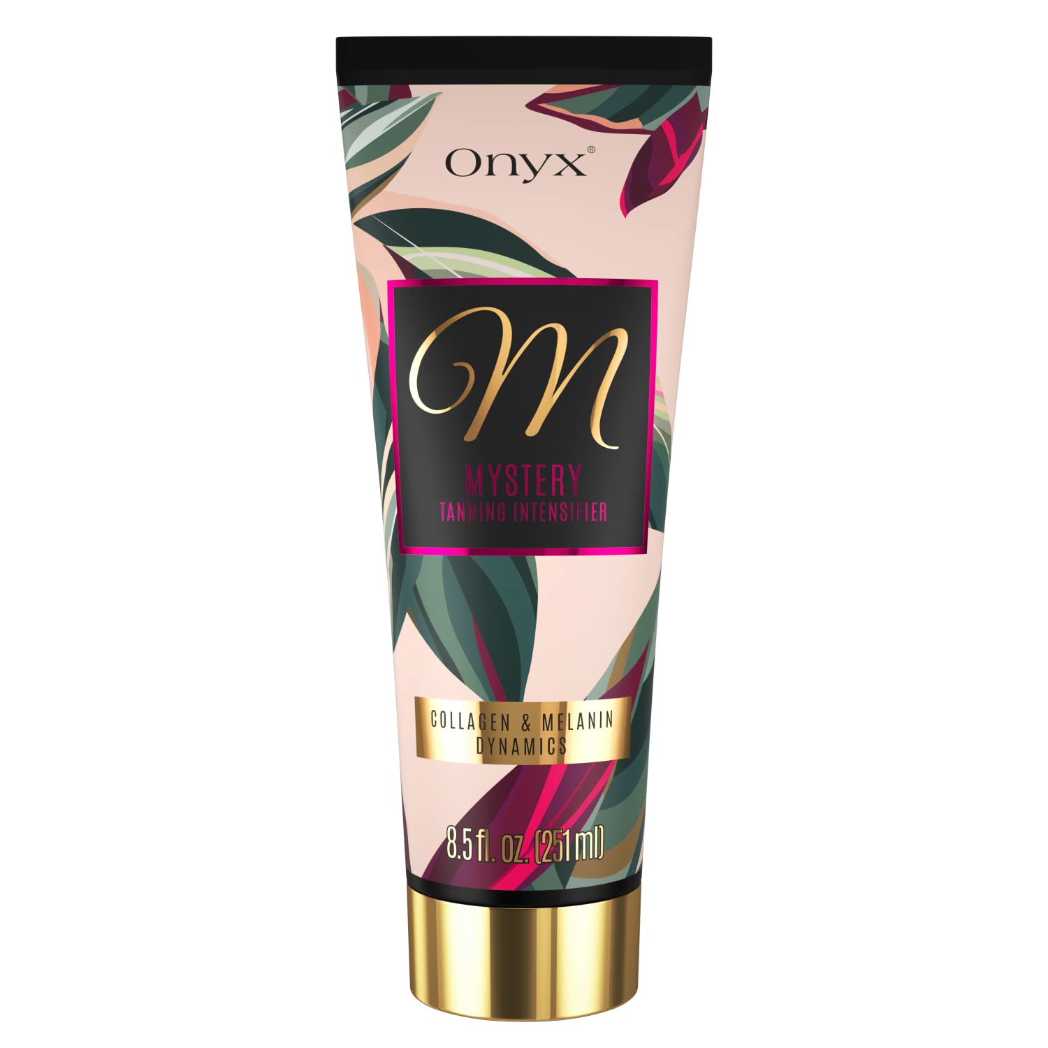 OnyxMystery Indoor Tanning Lotion Advanced 100X Intensifier Melanin and Collagen Boost Energising Minerals 100% Natural Origin Oil Blend 250ml