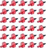 Rain Bird SW20-30PS Drip Irrigation Spot Watering Dripper/Emitter, 2 Gallon Per Hour, 30-Pack,Red/Black