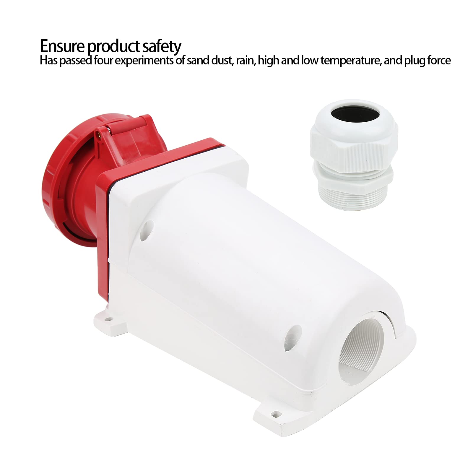 380415V 125A IP67 Conector Industrial 3P+E Enchufe de Alimentación de 4 Pines para Agricultura y Uso en Servicio