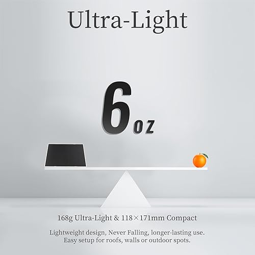 Miniatura 5 de Panel solar de 4 W para cámara de seguridad, cargador de panel solar tipo C y micro para cámara exterior con batería recargable, cable de montaje