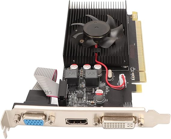 HD 7450 Graphics Card, 2GB DDR3 Gaming Graphics Card, 64bit GPU DirectX 11 Computer Graphics Card Upgrade Accessories, DVI VGA HDML