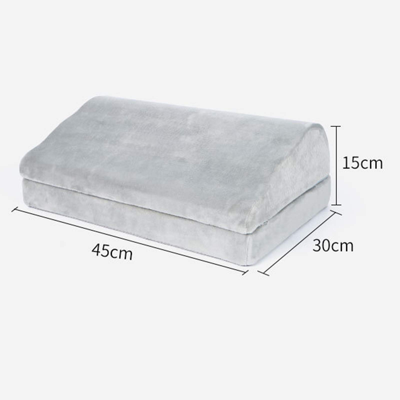 AIZYR Cojín Ergonómico para Reposapiés - Reposapiés De Oficina -Reposapiés De Oficina Debajo del Escritorio con Altura Regulable para Soporte Adicional para Las Piernas,Gris
