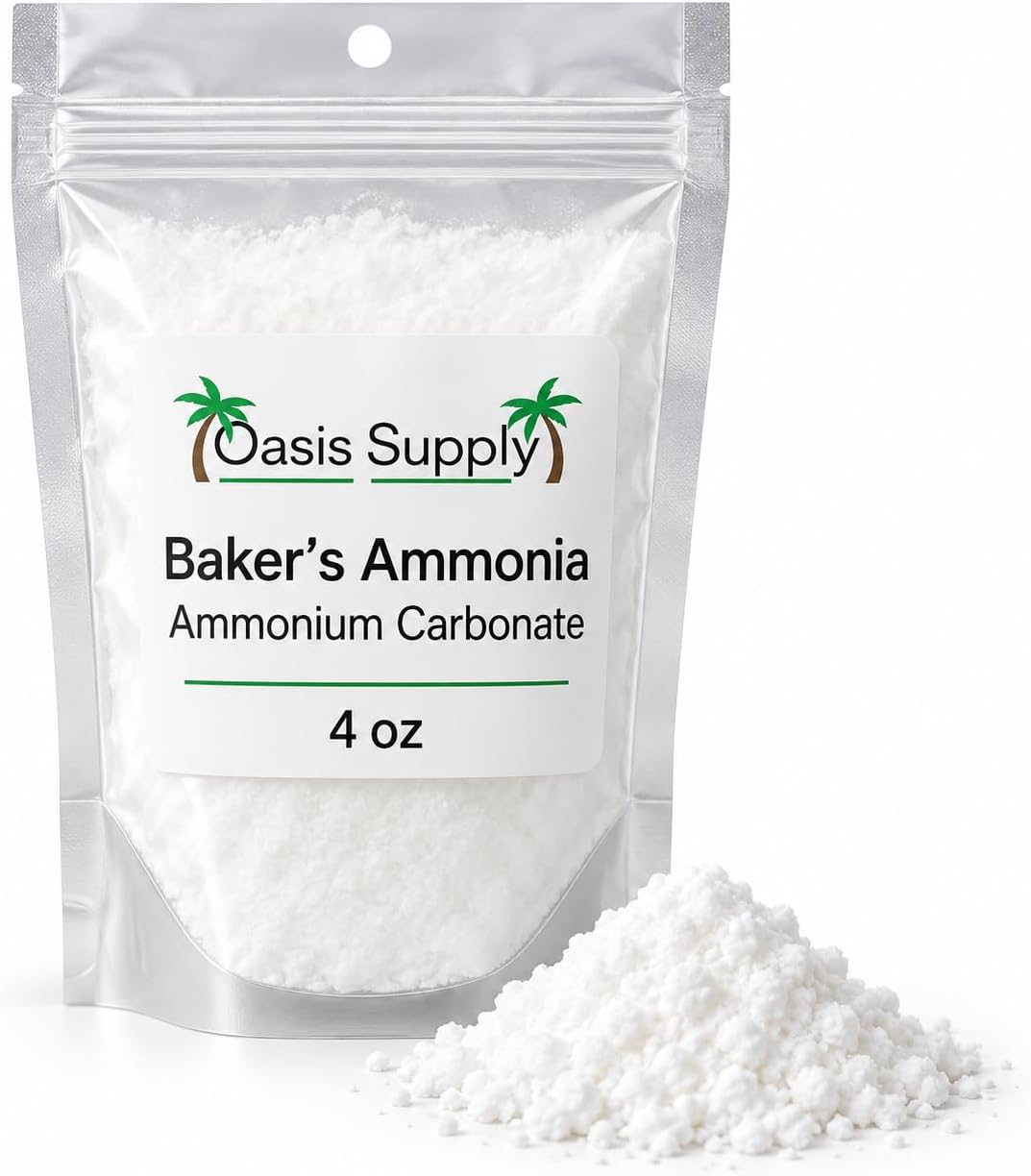 Oasis Supply Baker's Ammonia (Ammonium Carbonate) 4 oz