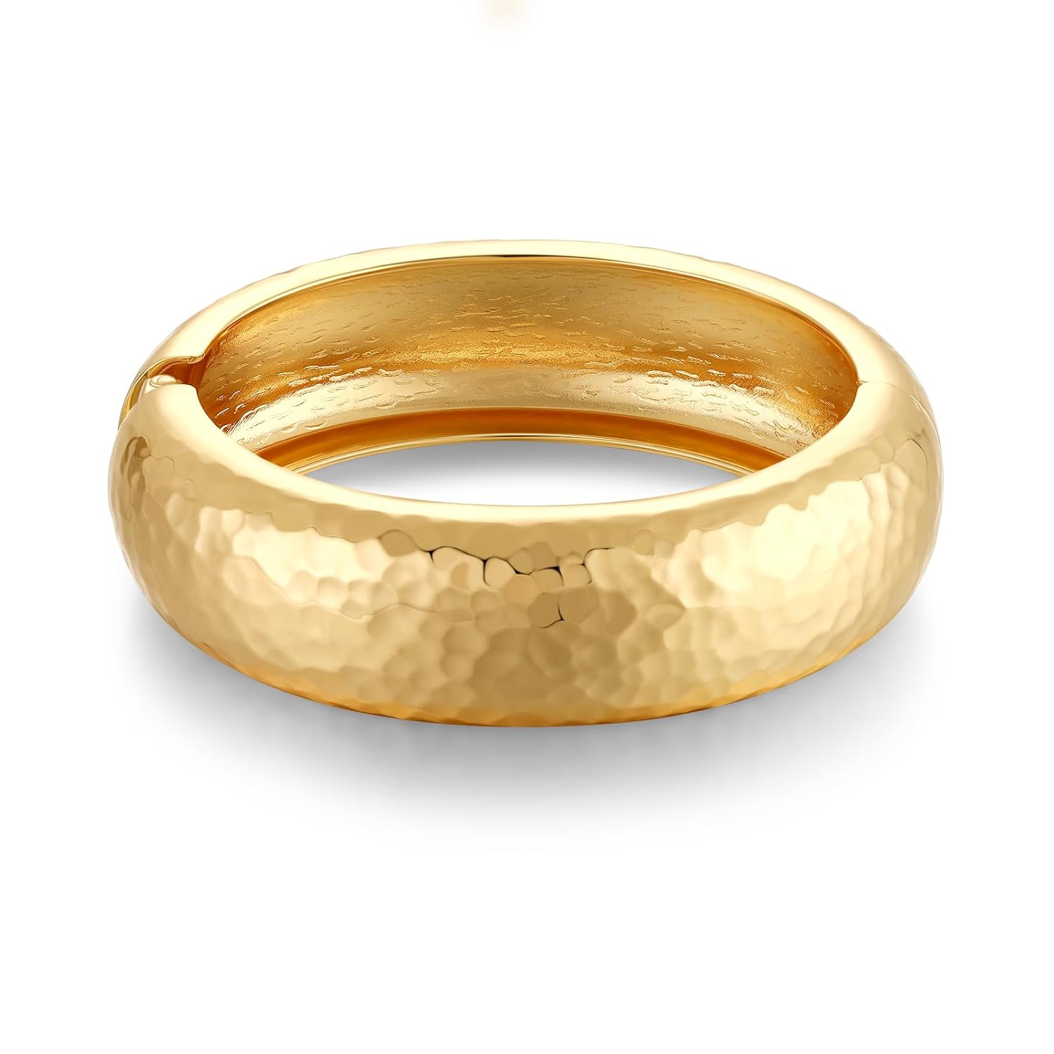 Chunky Gold Bangles Bracelet for Women Trendy Statement Bracelet Dainty Charm Gold Jewelry