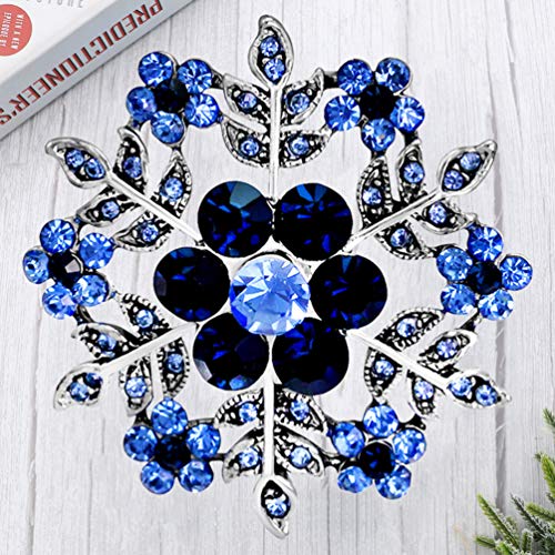 Épingle éblouissante en cristal fleur le cadeau idéal pour Noël - 6