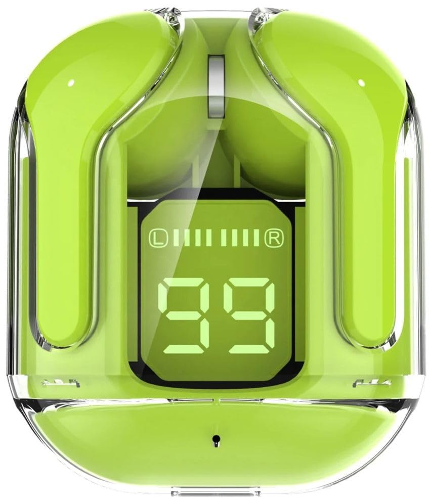 Ultrapods Noise Cancelling Wireless In Ear Earbuds With Microphone And Led Display, Green (B0D6L4HCVL) Amazon Price History, Amazon Price Tracker