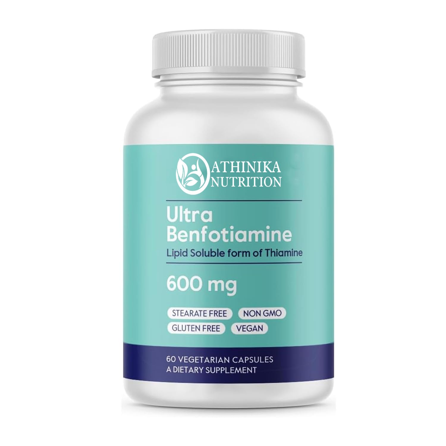 Ultra Benfotiamine 600mg per Capsule (60 Vegetarian Capsules) No Stearates - No Silicon Dioxide - Vegan - Non GMO - Gluten Free - Maximum Strength Benfotiamine-picture-15