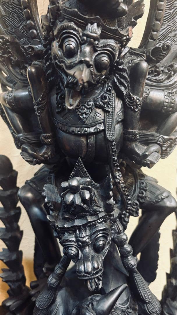 ヒンズー教神像木彫