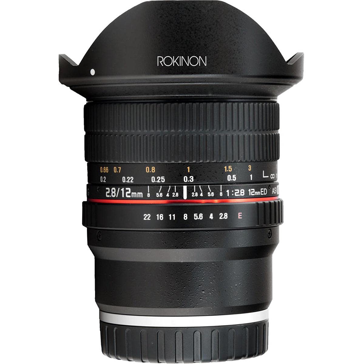 Rokinon 12mm F2.8 Ultra Wide Fisheye Lens for Sony E Mount Interchangeable Lens Cameras (NEX) - Full Frame Compatible