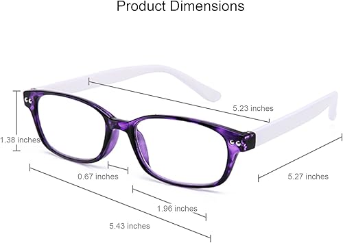 Miniatura 4 de Paquete de 5 lentes de lectura de plástico para mujer