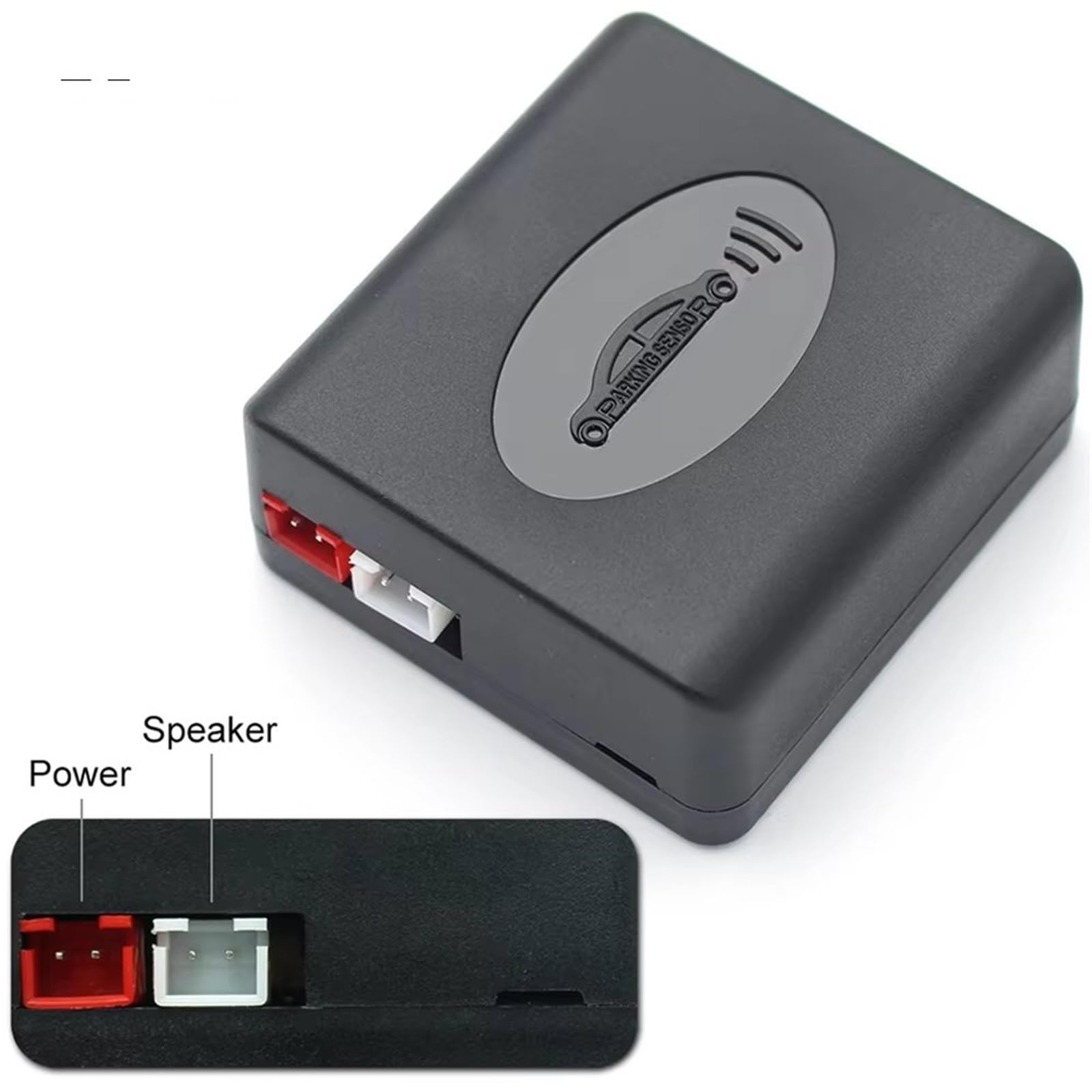 4 Sensori Radar Retromarcia Auto Sensori Parcheggio Rilevatori Cicalino Sistemi Assistenza Con Sonda Per Terra Kit 12 V Controllo Universale Distanza Sensore Retromarcia(Silver)