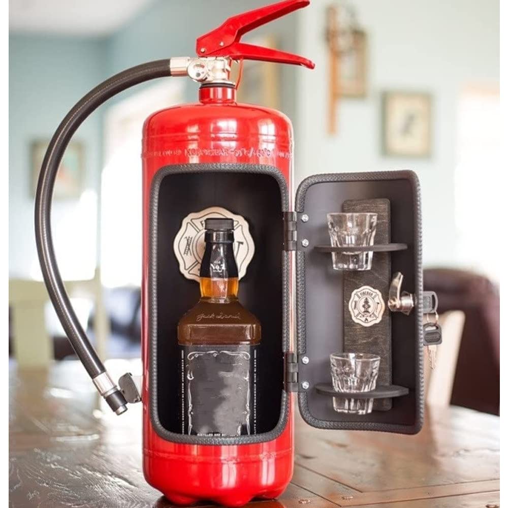 TMXKOOK Mini Fire Extinguisher Desktop Can Bar - Ornamento a Forma di Simulazione Divertente per Decorazioni per la casa e Atmosfera da Festa