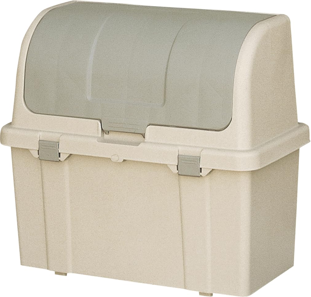 Amazon.co.jp: 屋外ストッカー 220L ベージュ 仕切り付 屋外収納