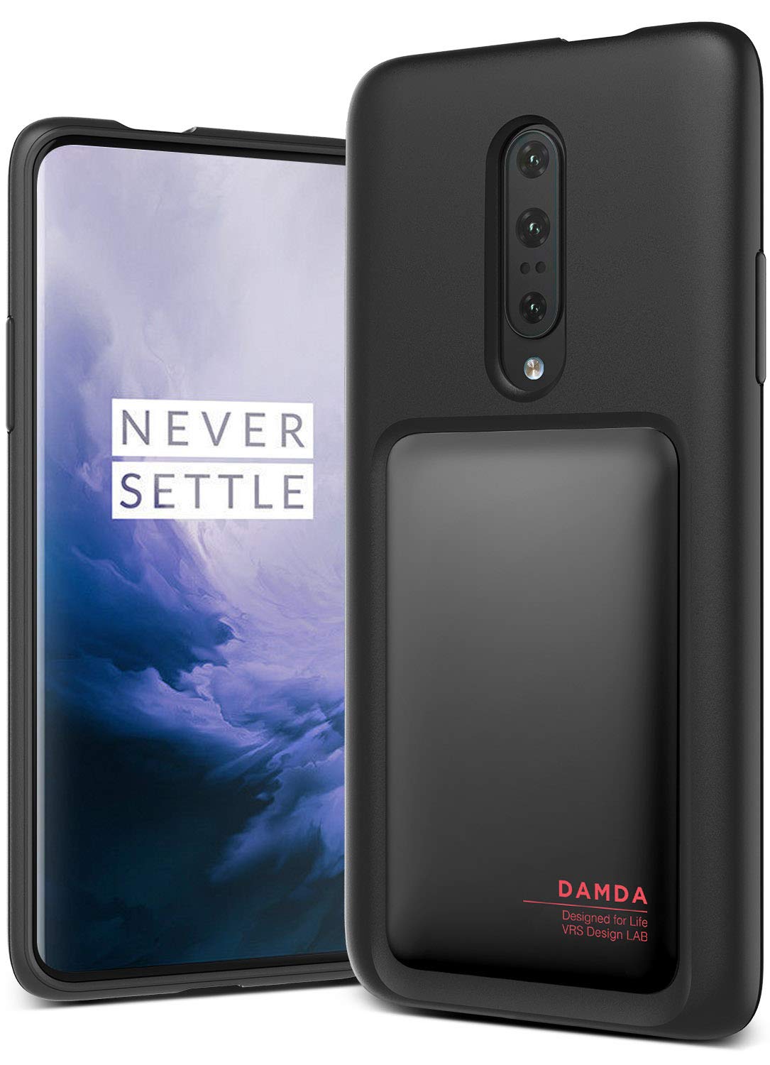 Damda High Pro Shield designed for OnePlus 7 PRO cover/case - Matt Black